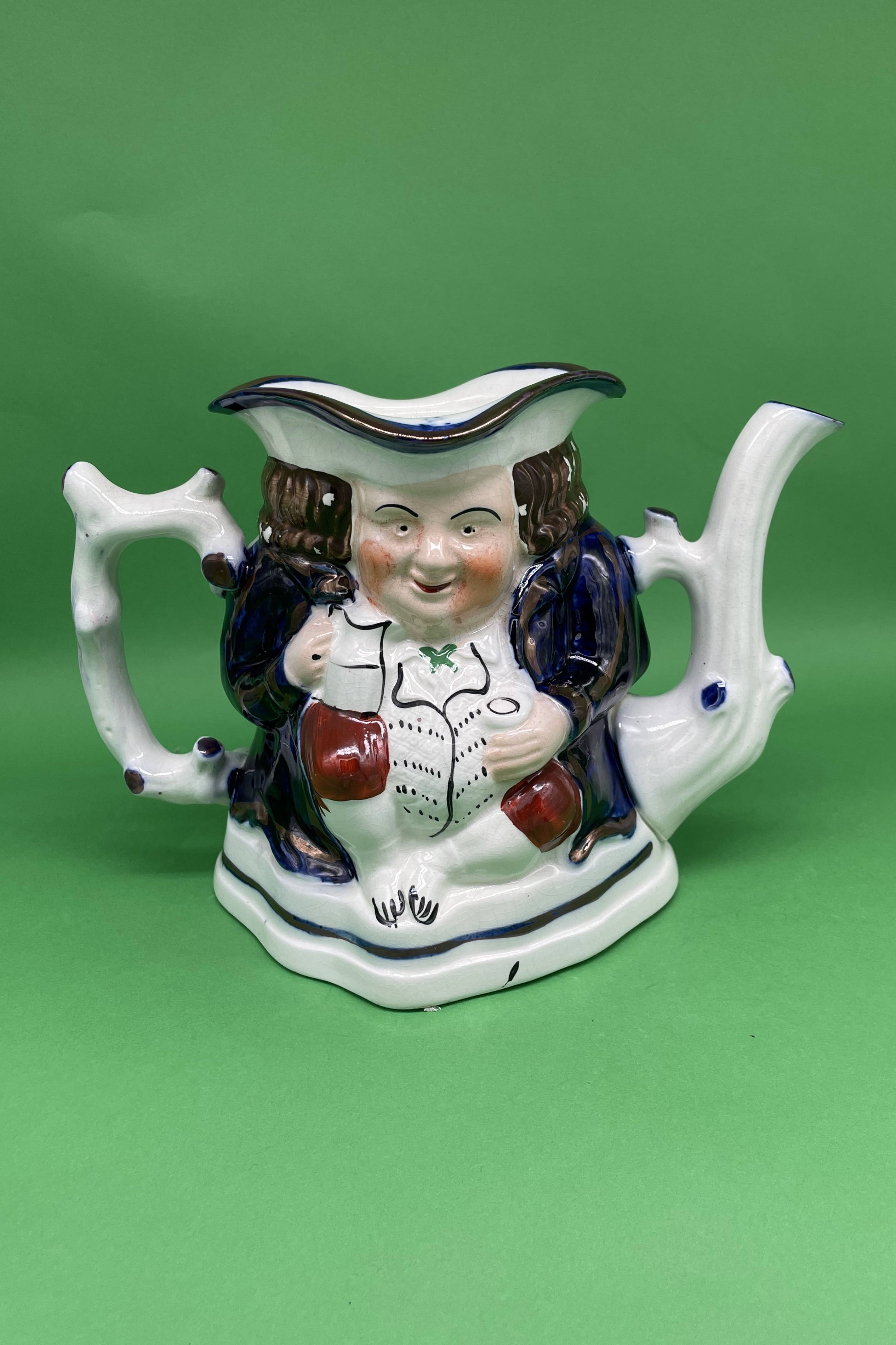 Squat Toby large teapot Allertons circa 1930